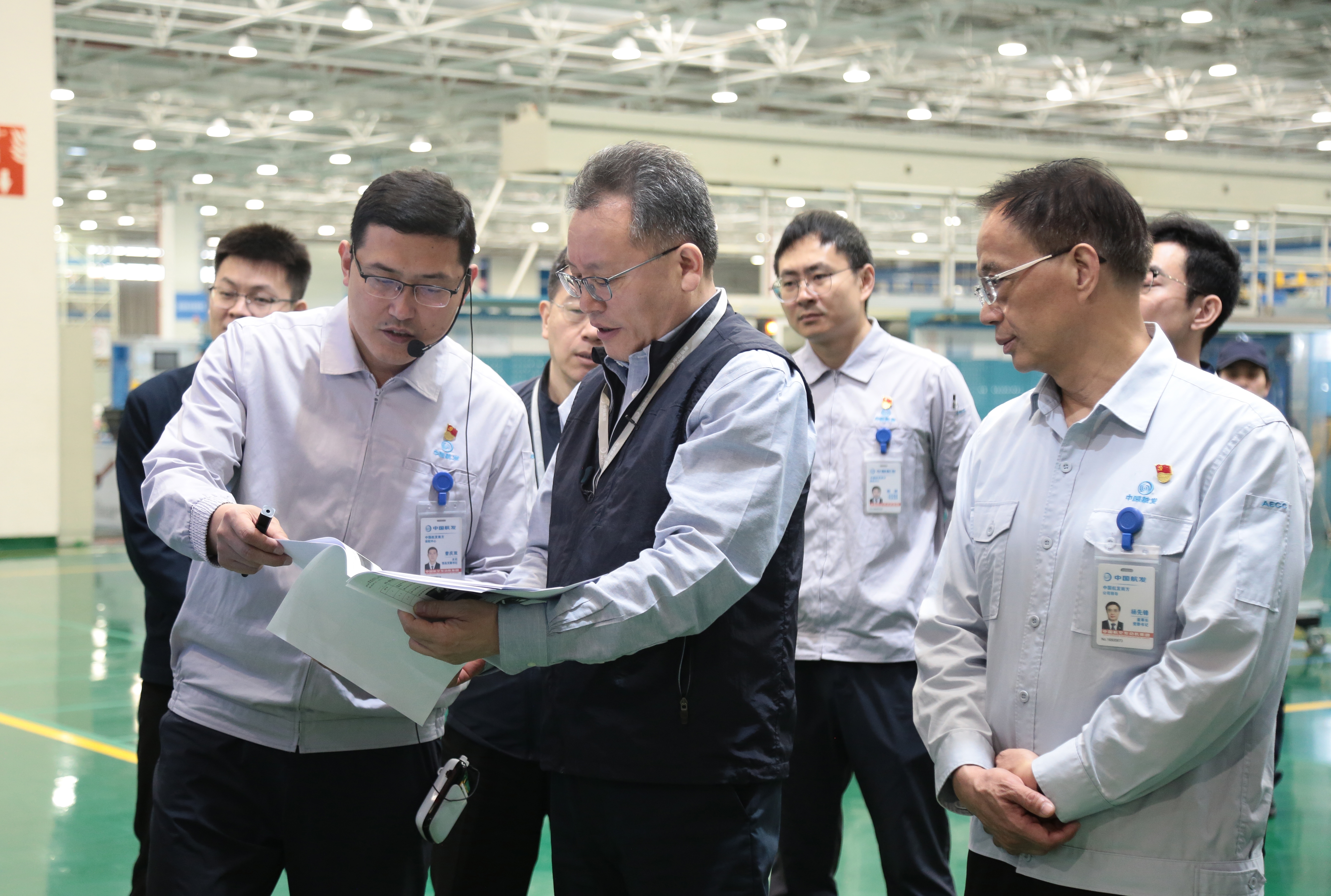 中国航发党组领导到相关直属单位调研并进行现场办公